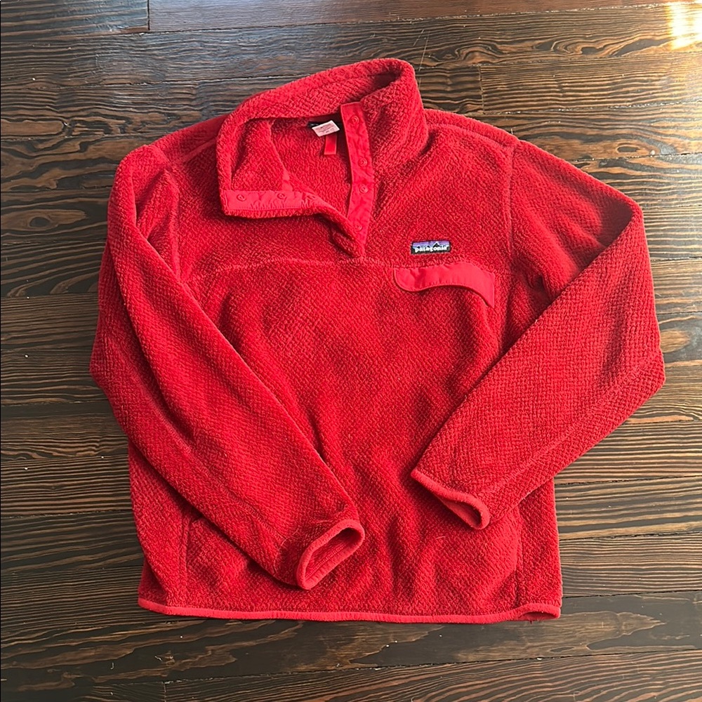 Patagonia Red Fleece Pullover